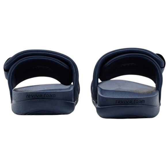 Nike Men\'s Offcourt Adjust Slide Sandals shoes NIB navy blue white size 11 new